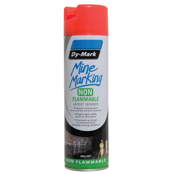 DY-MARK SAFE MARK VERTICAL FLURO RED 400G AEROSOL